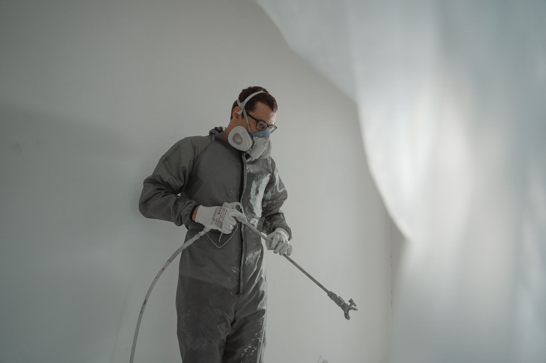 An office interior painted to a clean finish.