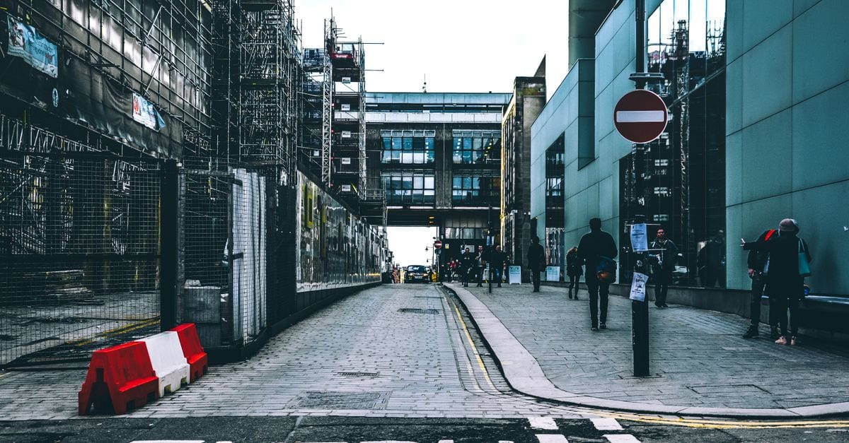 Commercial entrances. Foot traffic moves across the surface safely in any weather.