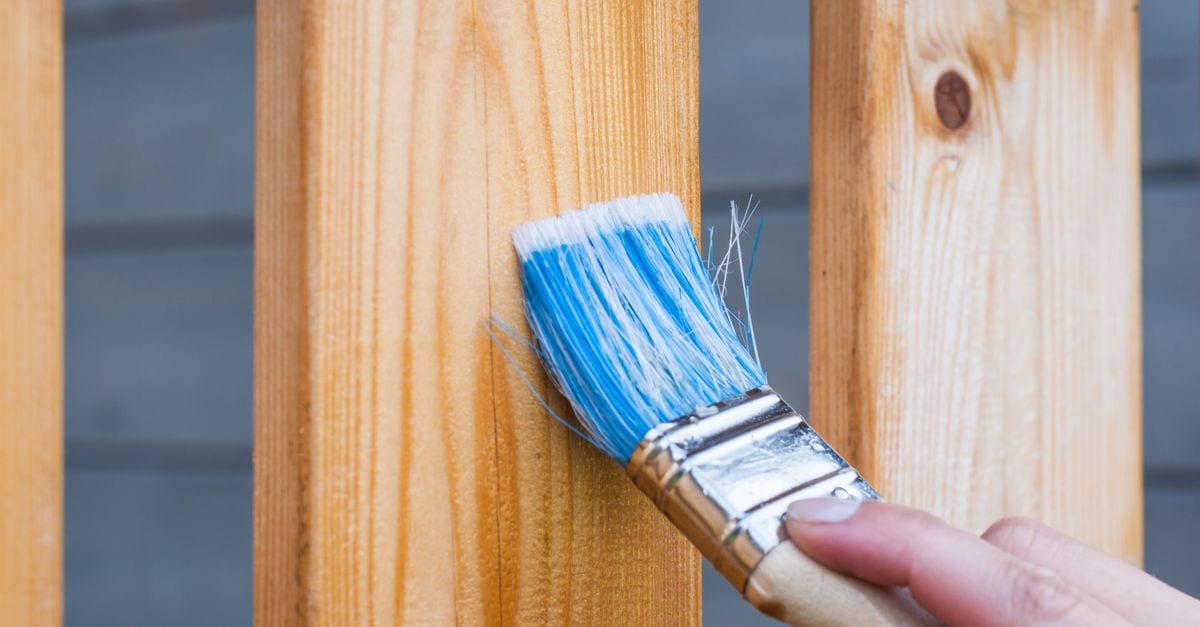 Exterior painting on weatherboards